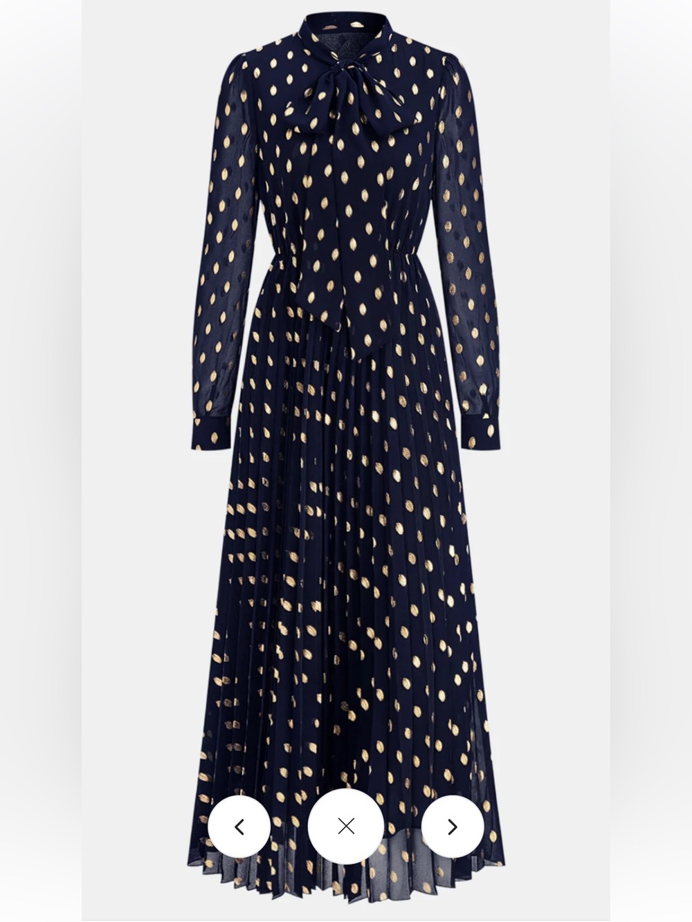New Commense Navy maxi dress